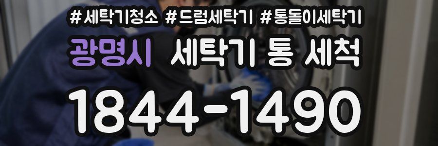 광명시 세탁기 통 세척