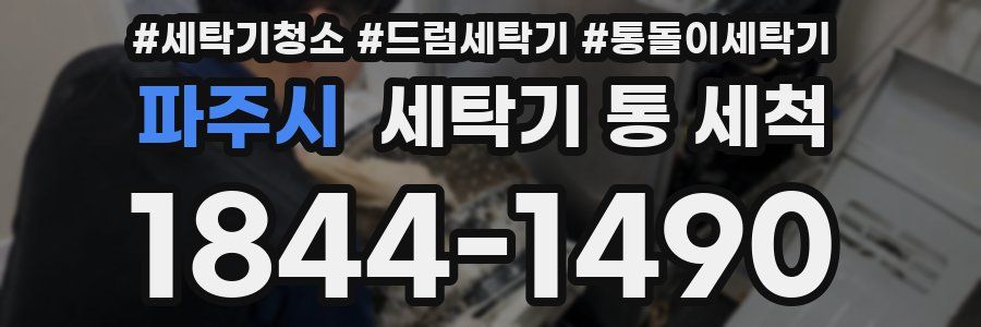 파주시 세탁기 통 세척