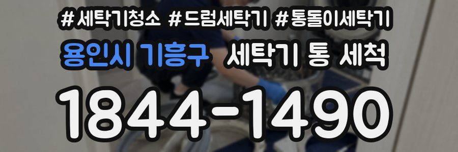 용인시 기흥구 세탁기 통 세척