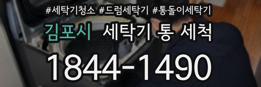김포시 세탁기 통 세척
