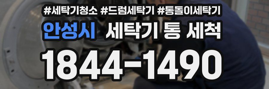 안성시 세탁기 통 세척