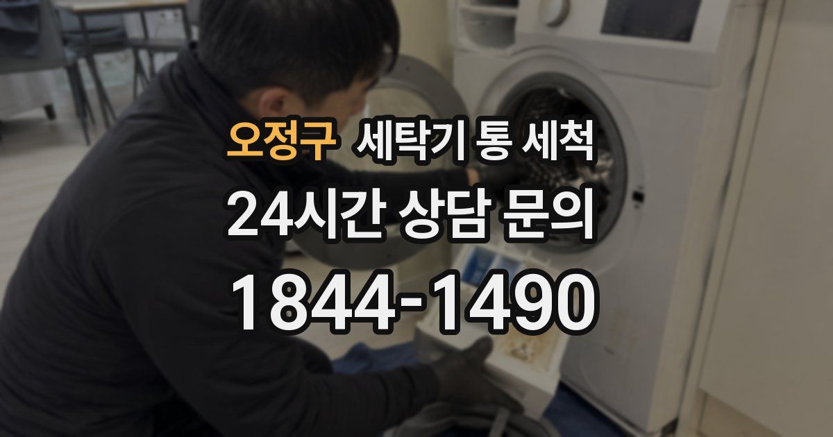 오정구 세탁기 통 세척