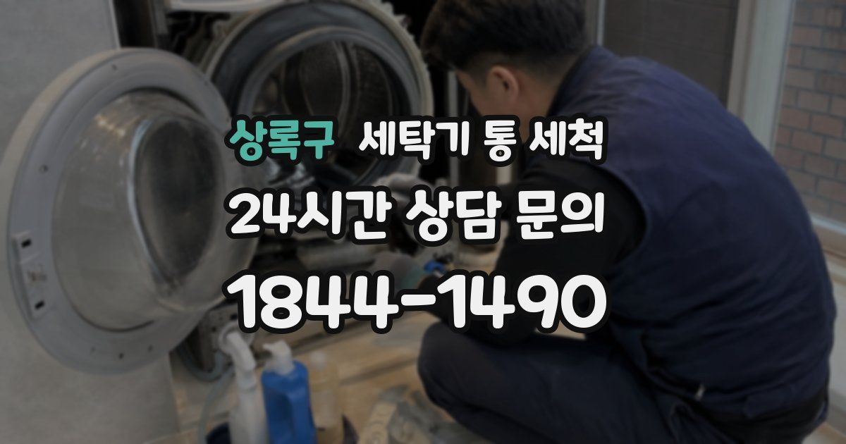상록구 세탁기 통 세척