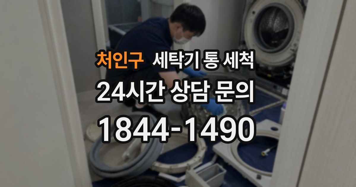 처인구 세탁기 통 세척