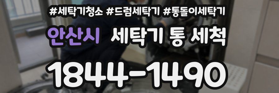 안산시 세탁기 통 세척