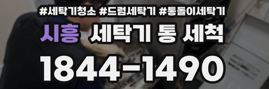 시흥 세탁기 통 세척