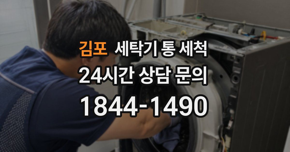 김포 세탁기 통 세척