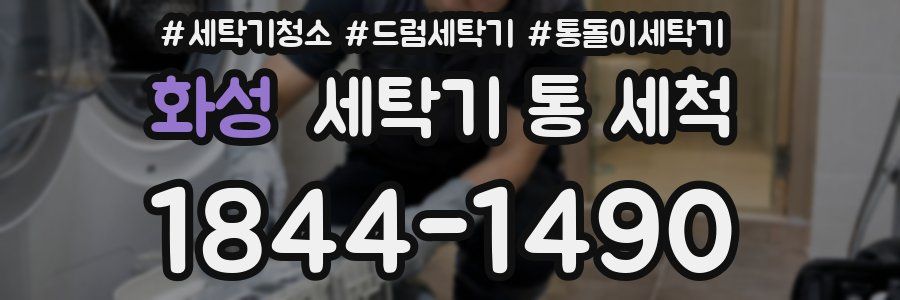 화성 세탁기 통 세척