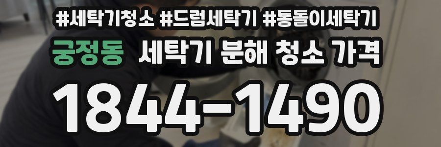 궁정동 세탁기 분해 청소 가격