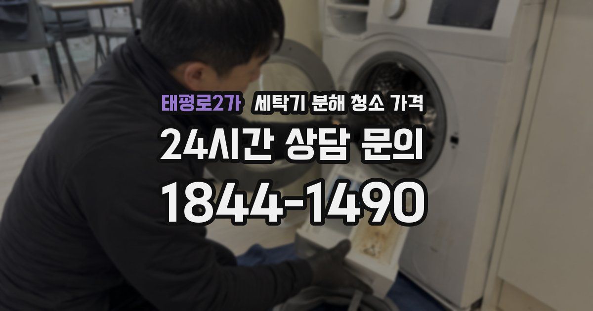 태평로2가 세탁기 분해 청소 가격