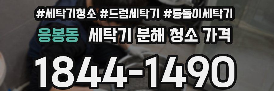 응봉동 세탁기 분해 청소 가격