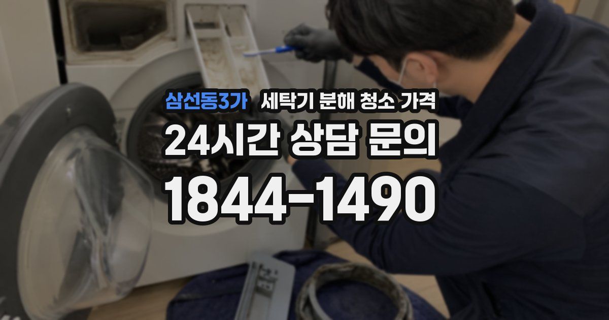 삼선동3가 세탁기 분해 청소 가격