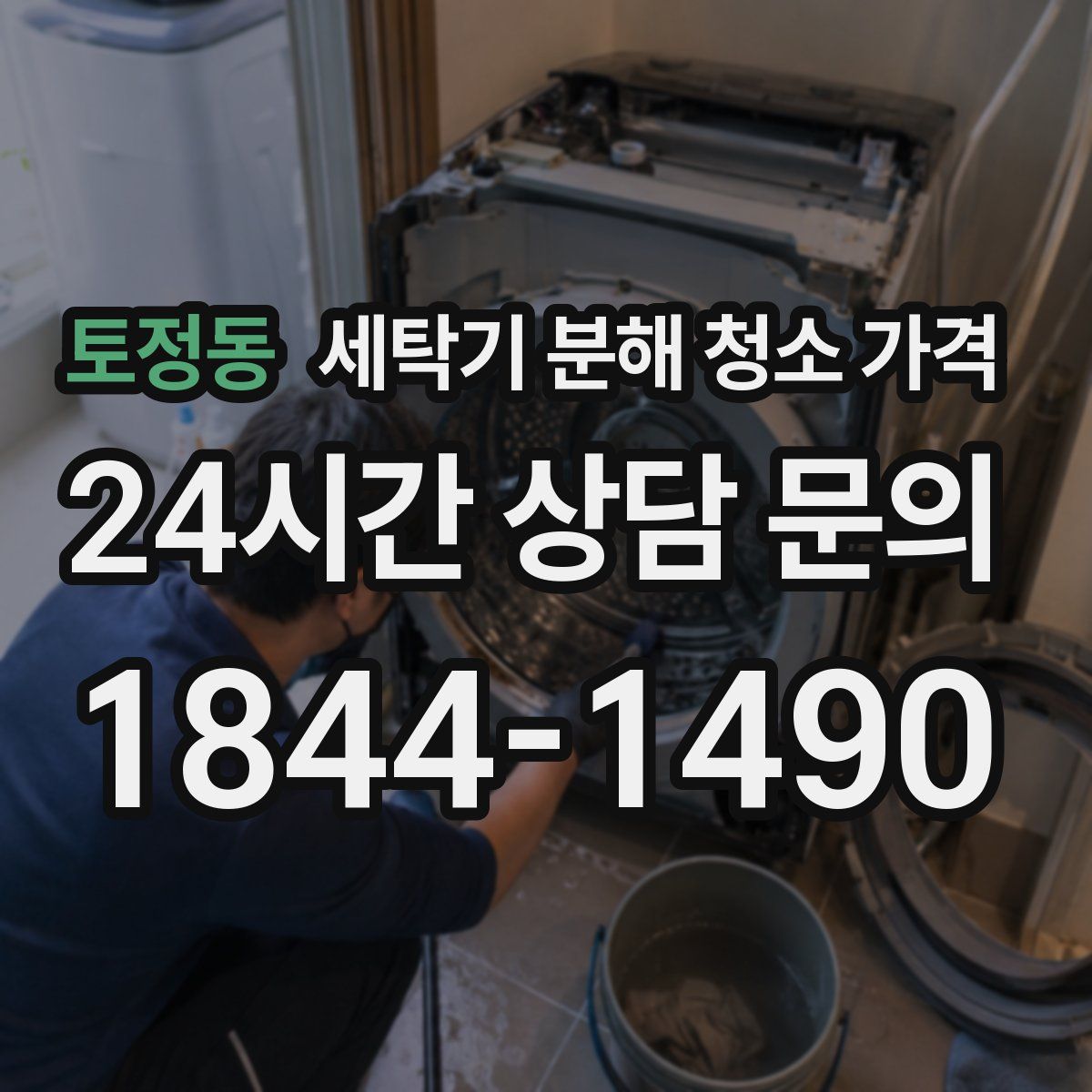 토정동 세탁기 분해 청소 가격