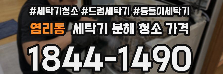염리동 세탁기 분해 청소 가격