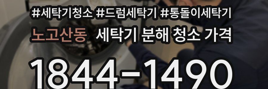 노고산동 세탁기 분해 청소 가격