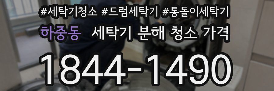 하중동 세탁기 분해 청소 가격