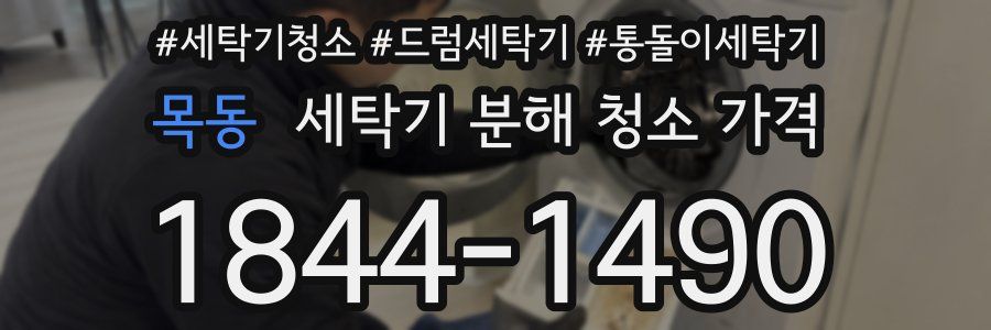 목동 세탁기 분해 청소 가격