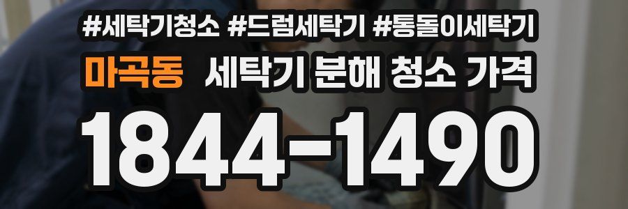 마곡동 세탁기 분해 청소 가격