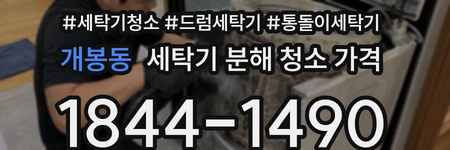 개봉동 세탁기 분해 청소 가격