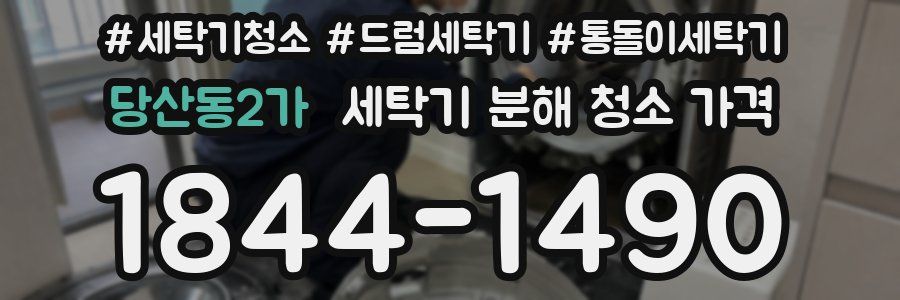 당산동2가 세탁기 분해 청소 가격