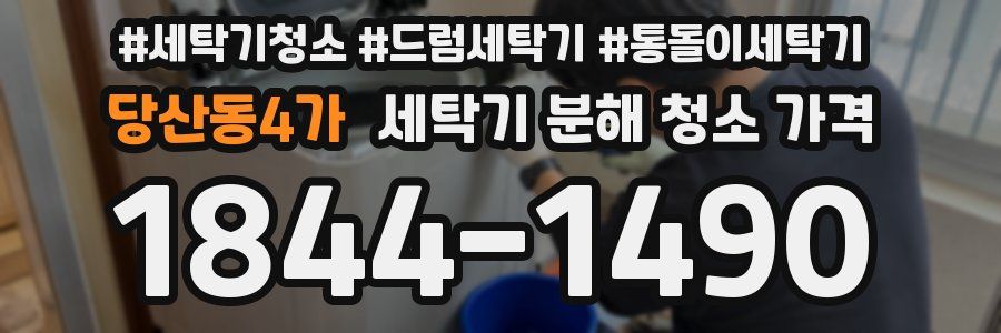 당산동4가 세탁기 분해 청소 가격
