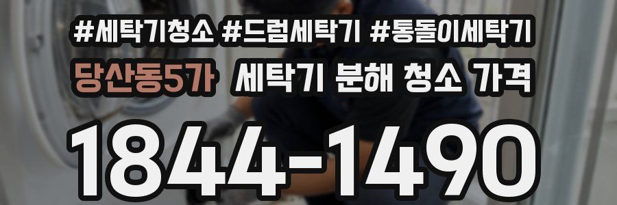 당산동5가 세탁기 분해 청소 가격