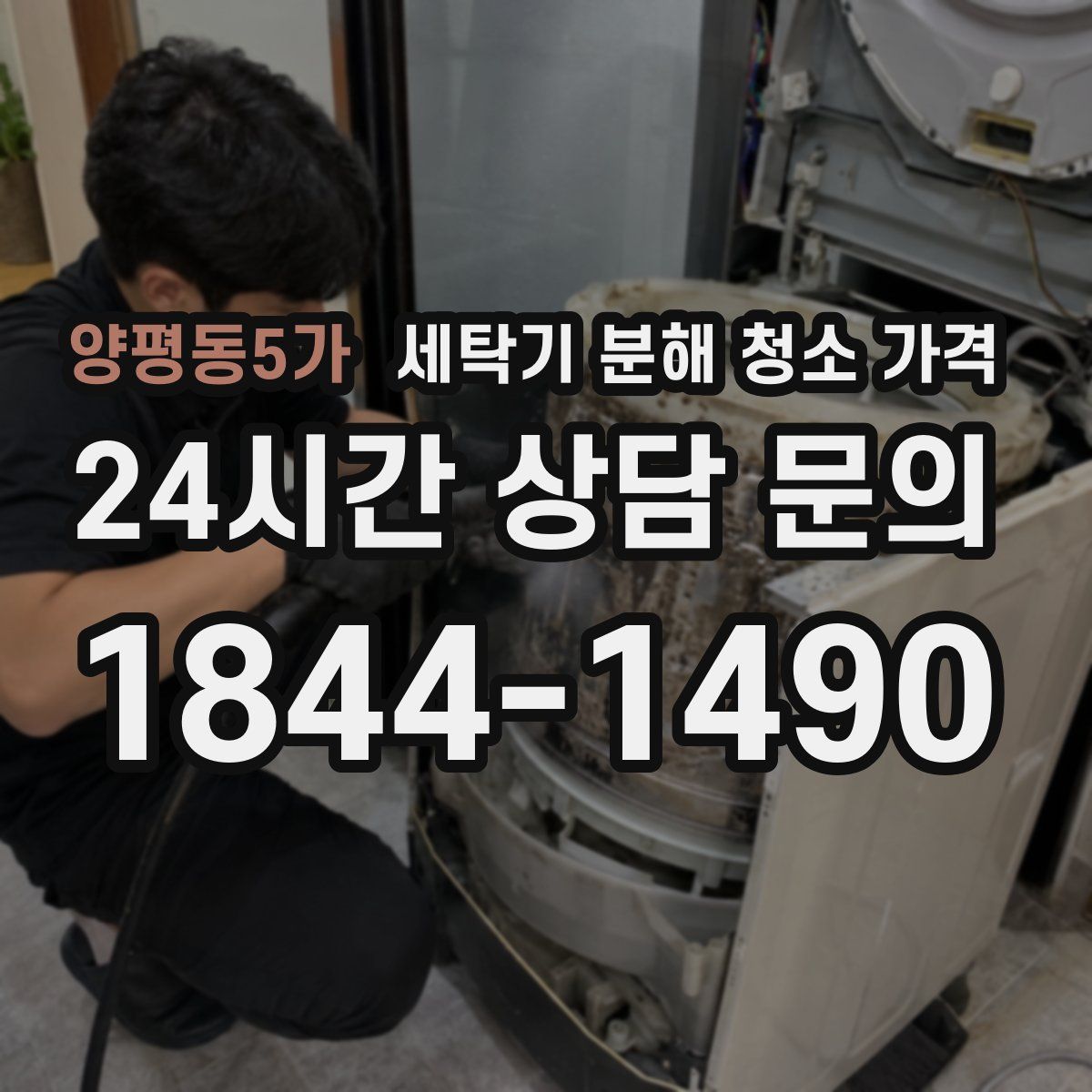 양평동5가 세탁기 분해 청소 가격
