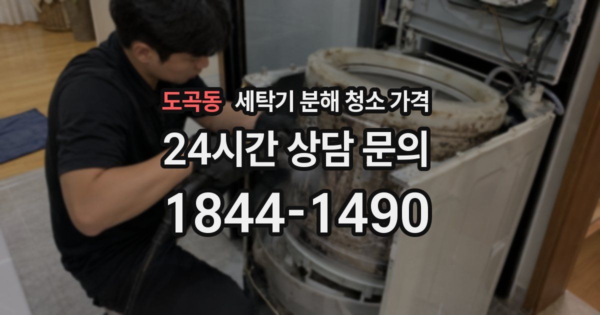 도곡동 세탁기 분해 청소 가격
