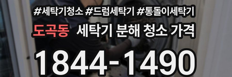 도곡동 세탁기 분해 청소 가격