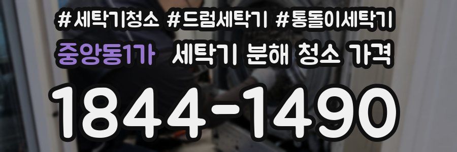 중앙동1가 세탁기 분해 청소 가격