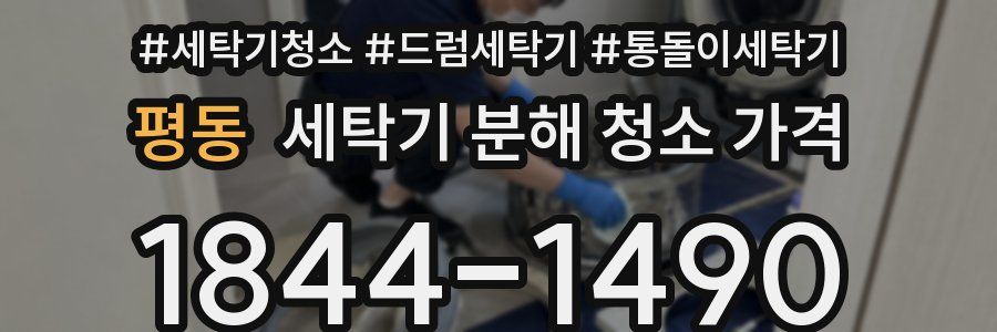 평동 세탁기 분해 청소 가격