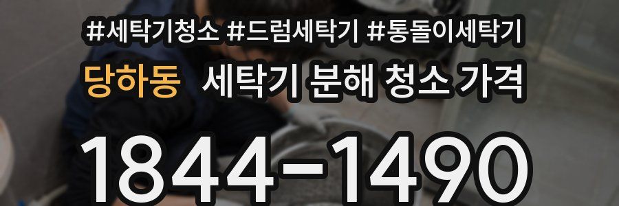 당하동 세탁기 분해 청소 가격