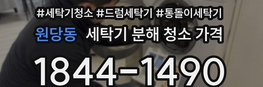 원당동 세탁기 분해 청소 가격