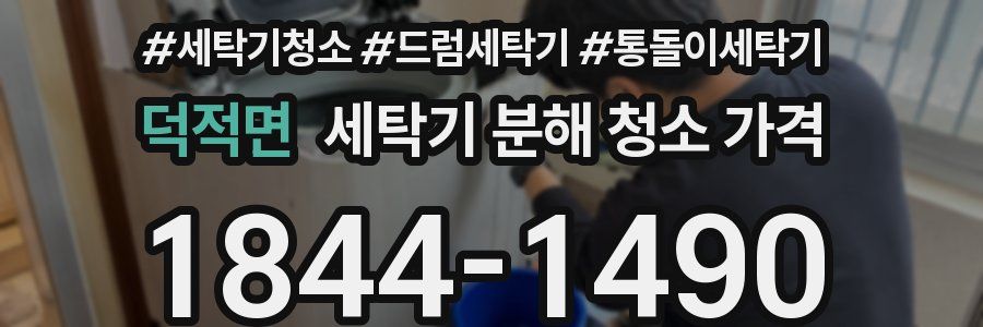 덕적면 세탁기 분해 청소 가격