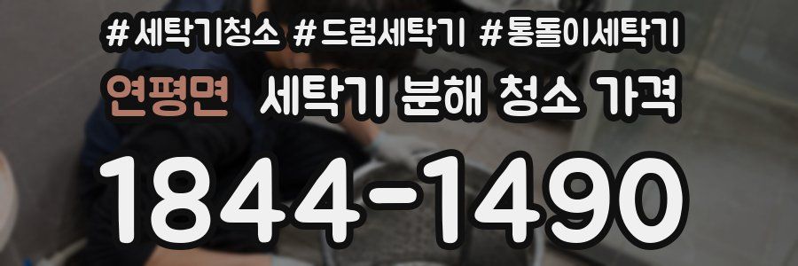 연평면 세탁기 분해 청소 가격