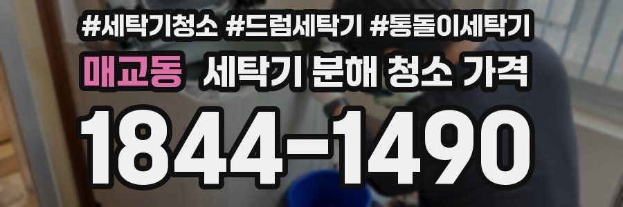 매교동 세탁기 분해 청소 가격