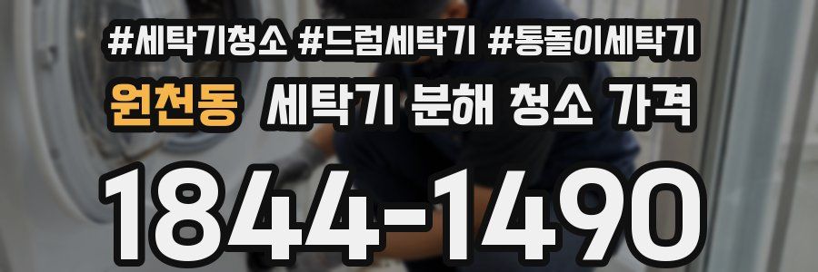 원천동 세탁기 분해 청소 가격