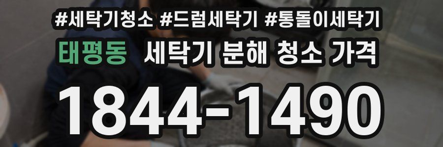 태평동 세탁기 분해 청소 가격
