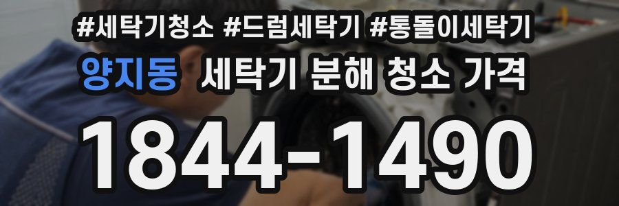 양지동 세탁기 분해 청소 가격
