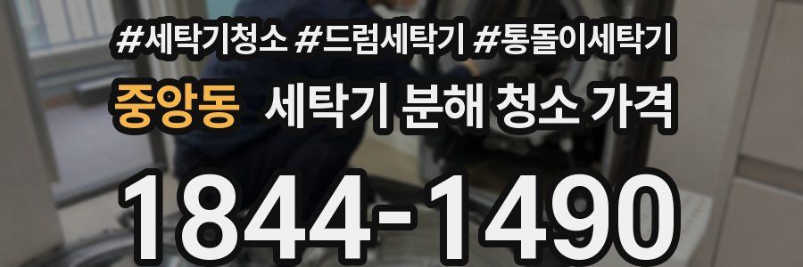 중앙동 세탁기 분해 청소 가격