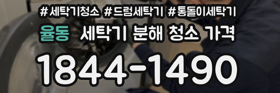 율동 세탁기 분해 청소 가격