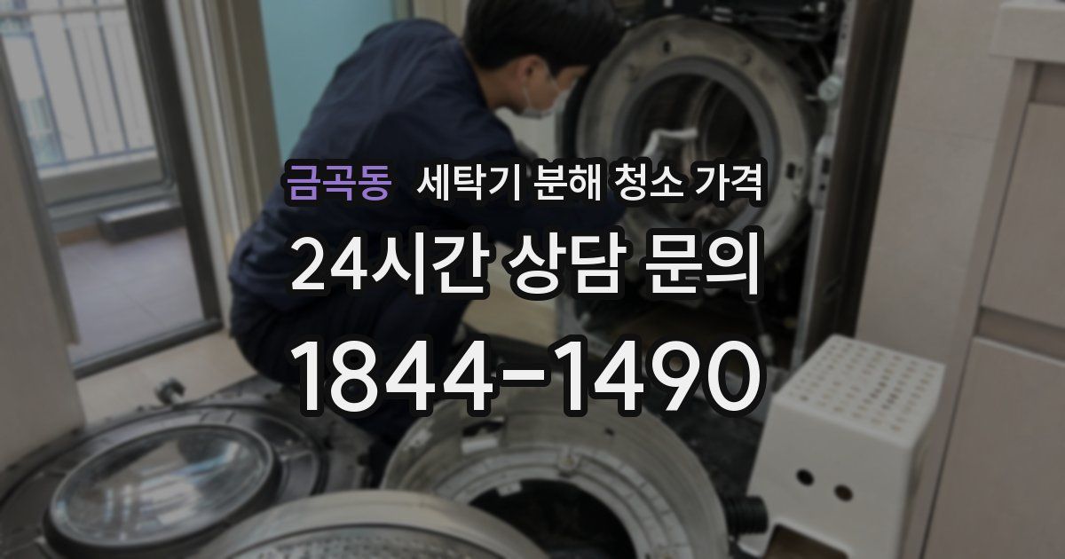 금곡동 세탁기 분해 청소 가격