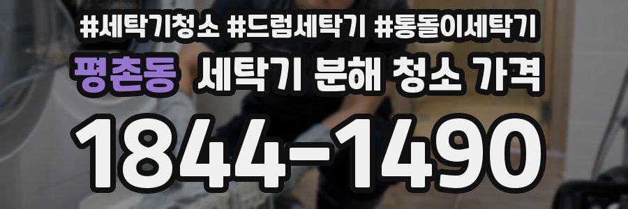 평촌동 세탁기 분해 청소 가격