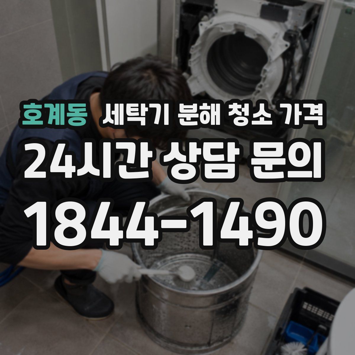 호계동 세탁기 분해 청소 가격
