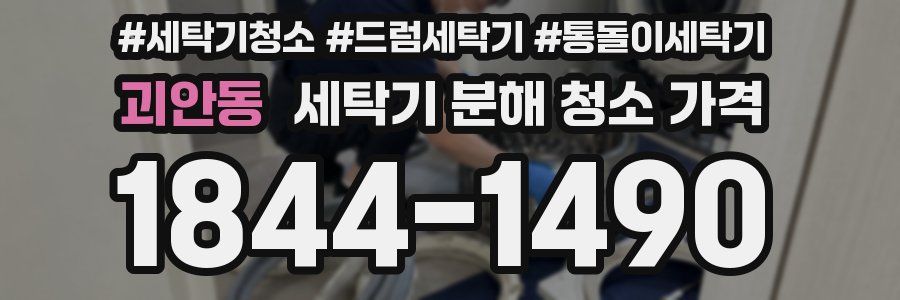 괴안동 세탁기 분해 청소 가격