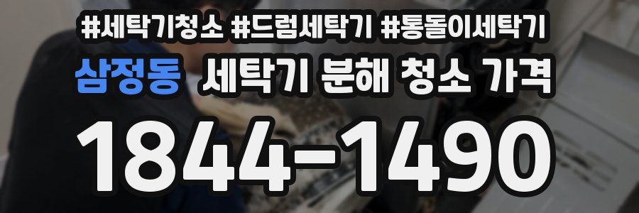 삼정동 세탁기 분해 청소 가격