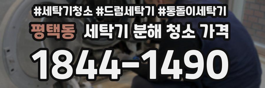 평택동 세탁기 분해 청소 가격