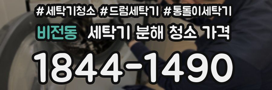 비전동 세탁기 분해 청소 가격