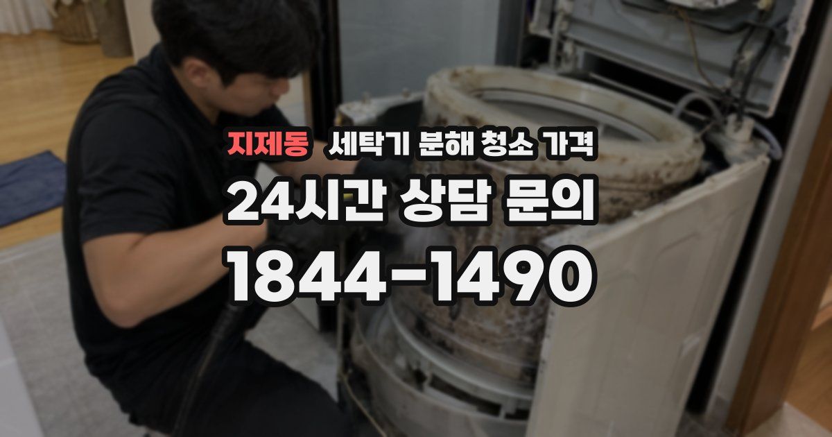 지제동 세탁기 분해 청소 가격
