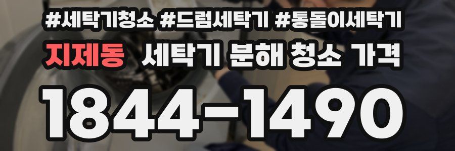지제동 세탁기 분해 청소 가격